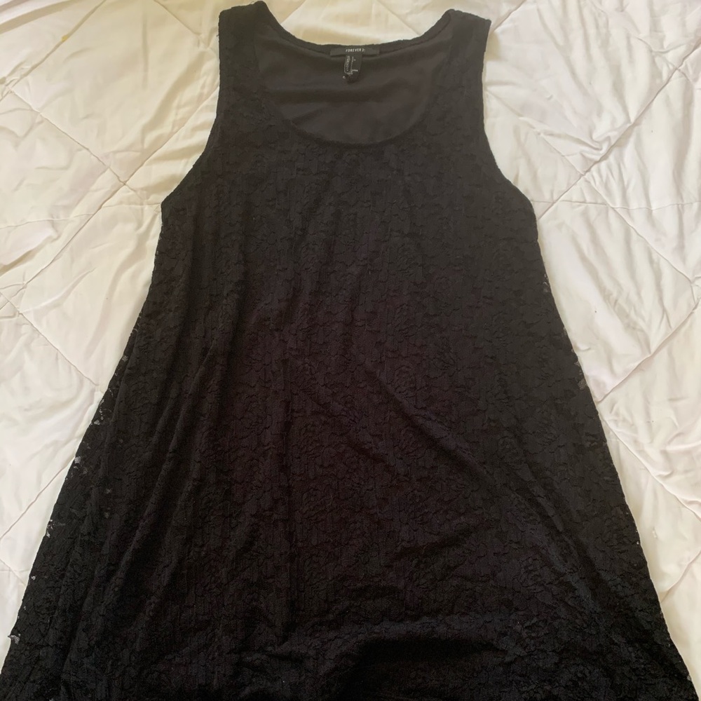 Forever 21 black and lace dressy